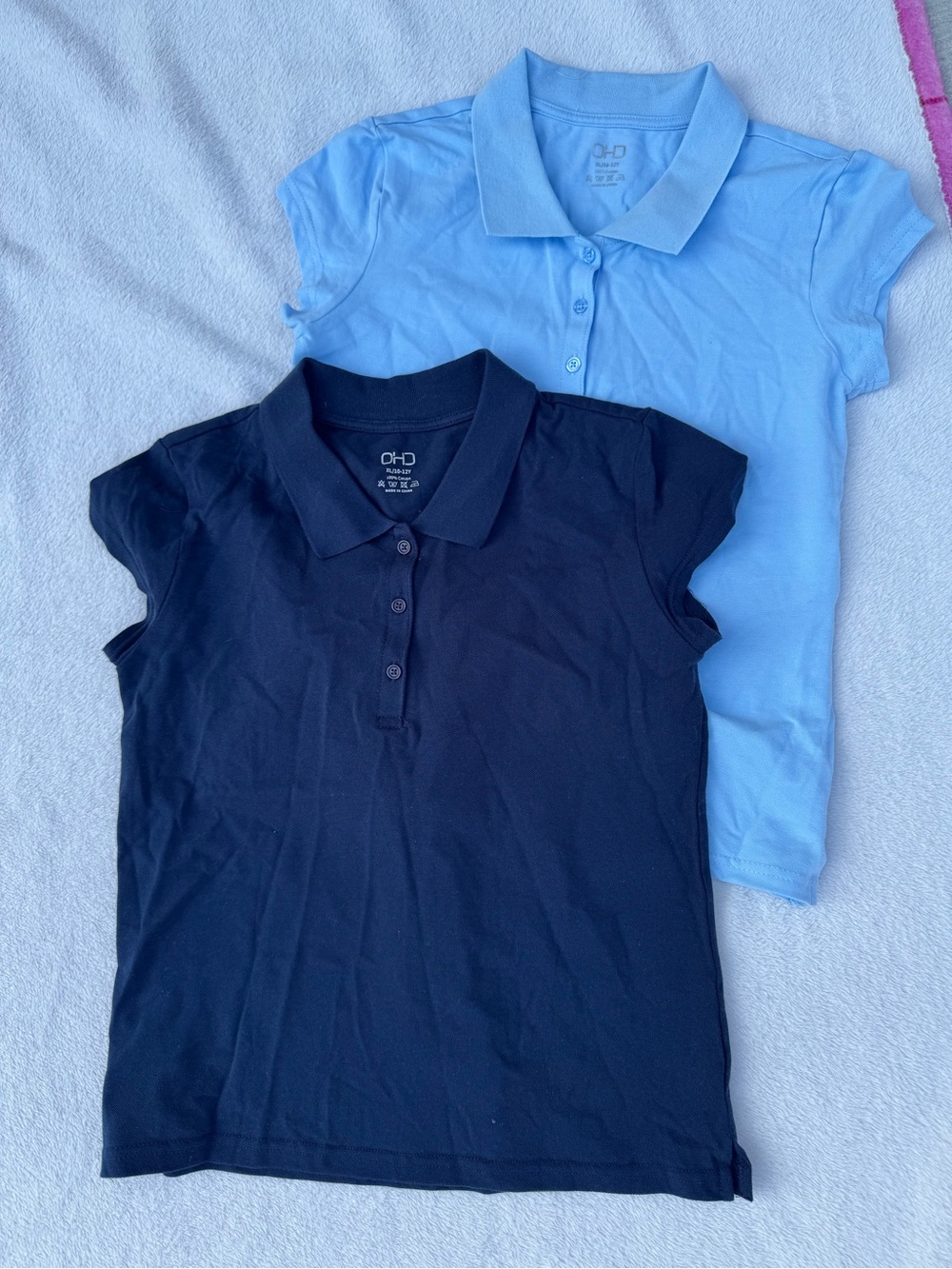 OHD girls uniform polo shirts 10-12 yo girls